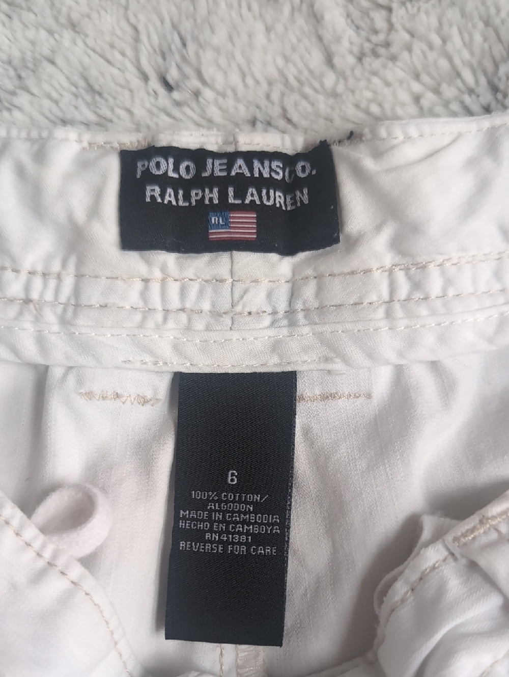 Vintage Polo Jeans Co. Ralph Lauren Cargo Utility Shorts - Picture 2 of 3
